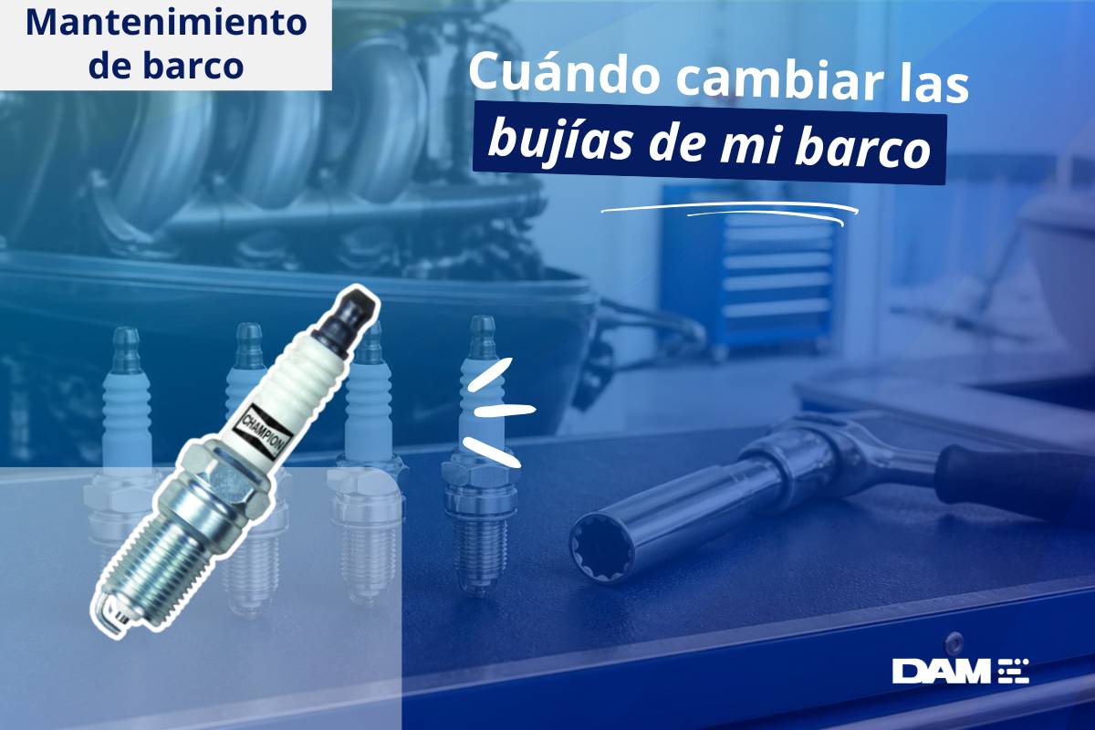 ¿Cuándo cambiar las bujías de mi barco?